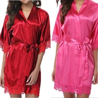 2 pcslot women home clothes soft and comfortable sexy girls pajamas glamorous ice silk ladies nightgown