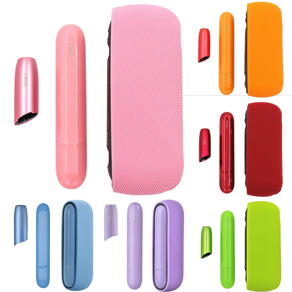 

JINXINGCHENG 16 Colors 3 in 1 for IQOS 3Duo Cigarette Cap Skin Silicone Case for IQOS 3 Duo Protective Cover for ICOS 3/3.0