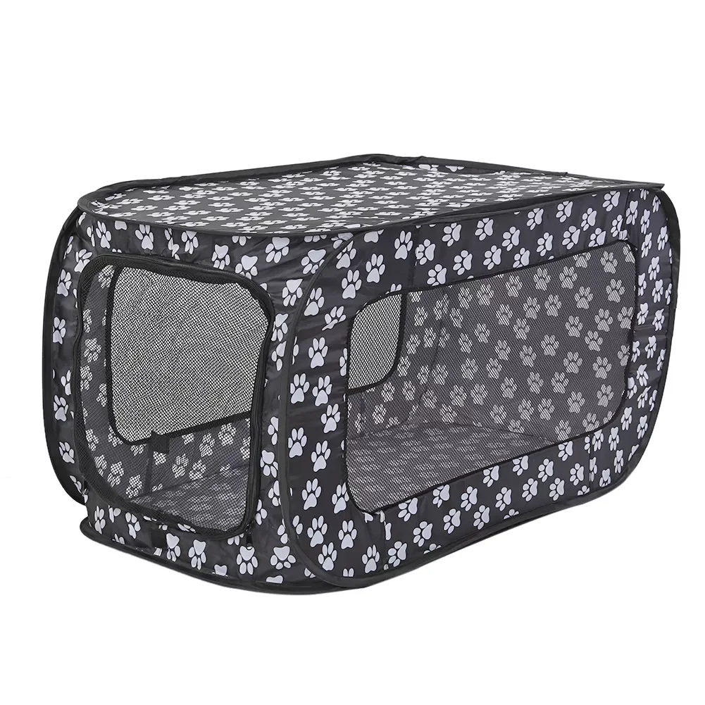 

Portable Folding Tent Pet Fence Foldable Houses Dog Travel Cage Rectangular Footprints Playpen Outdoor Puppy Kennel 87cm