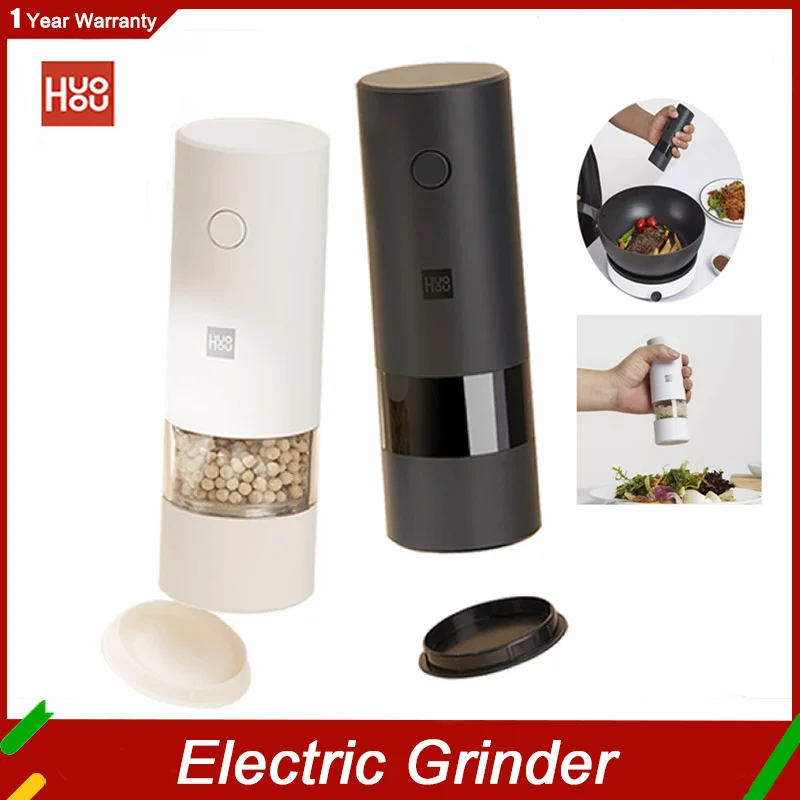 Фото Мельница Mija электрическая для перца и соли светодиодный светильник кой кухонный