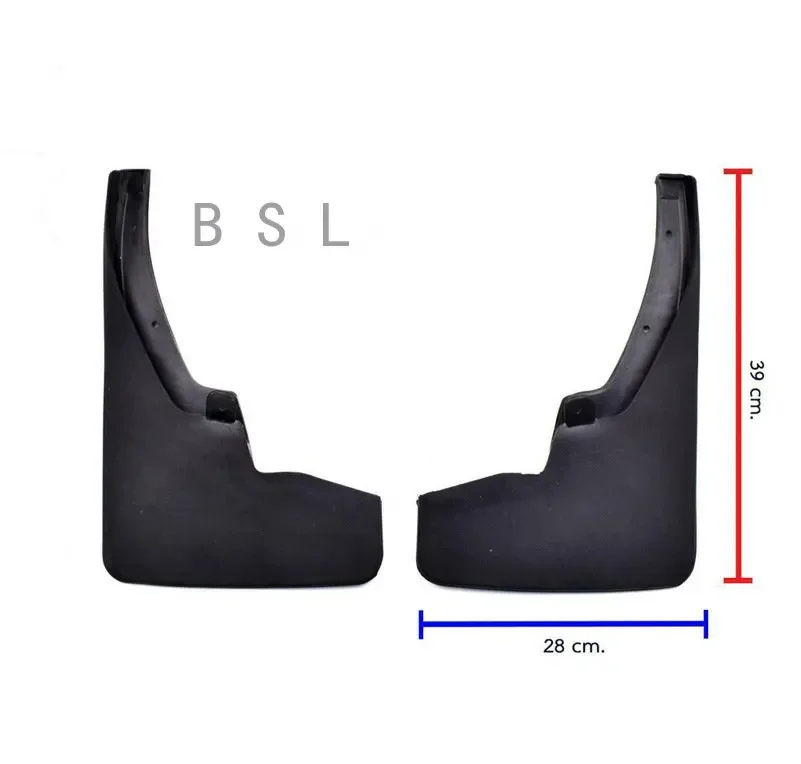 Брызговики передние и задние для Nissan NP300 Navara 2015 2016 2017 2018 (D23)