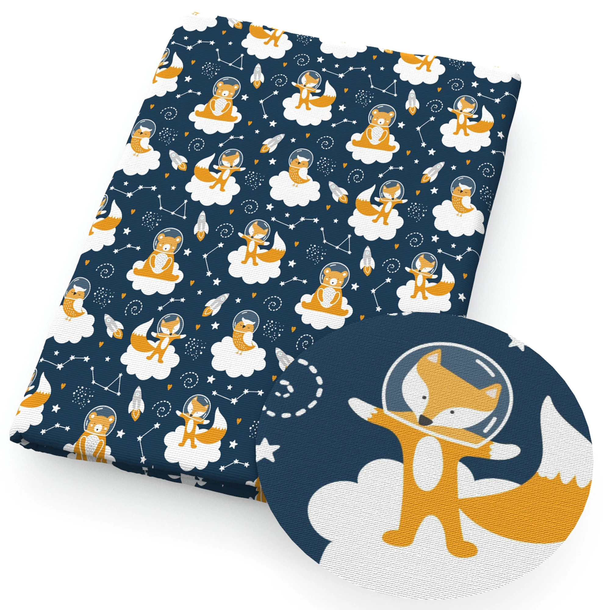 Ткань хлопковая Полиэстеровая для шитья 50*145 см