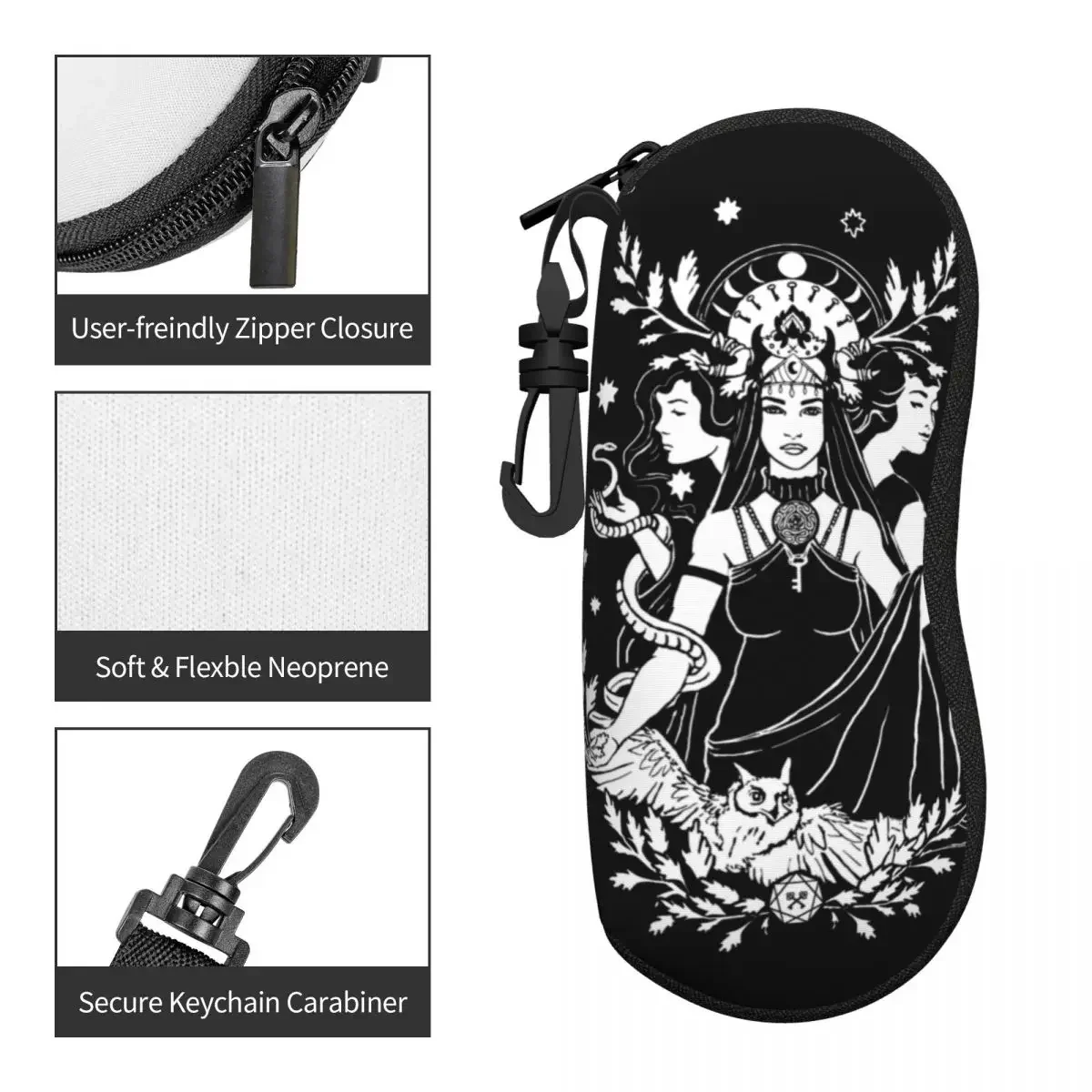 Индивидуальные очки Hekate с тройной богиней мужские и женские мягкие