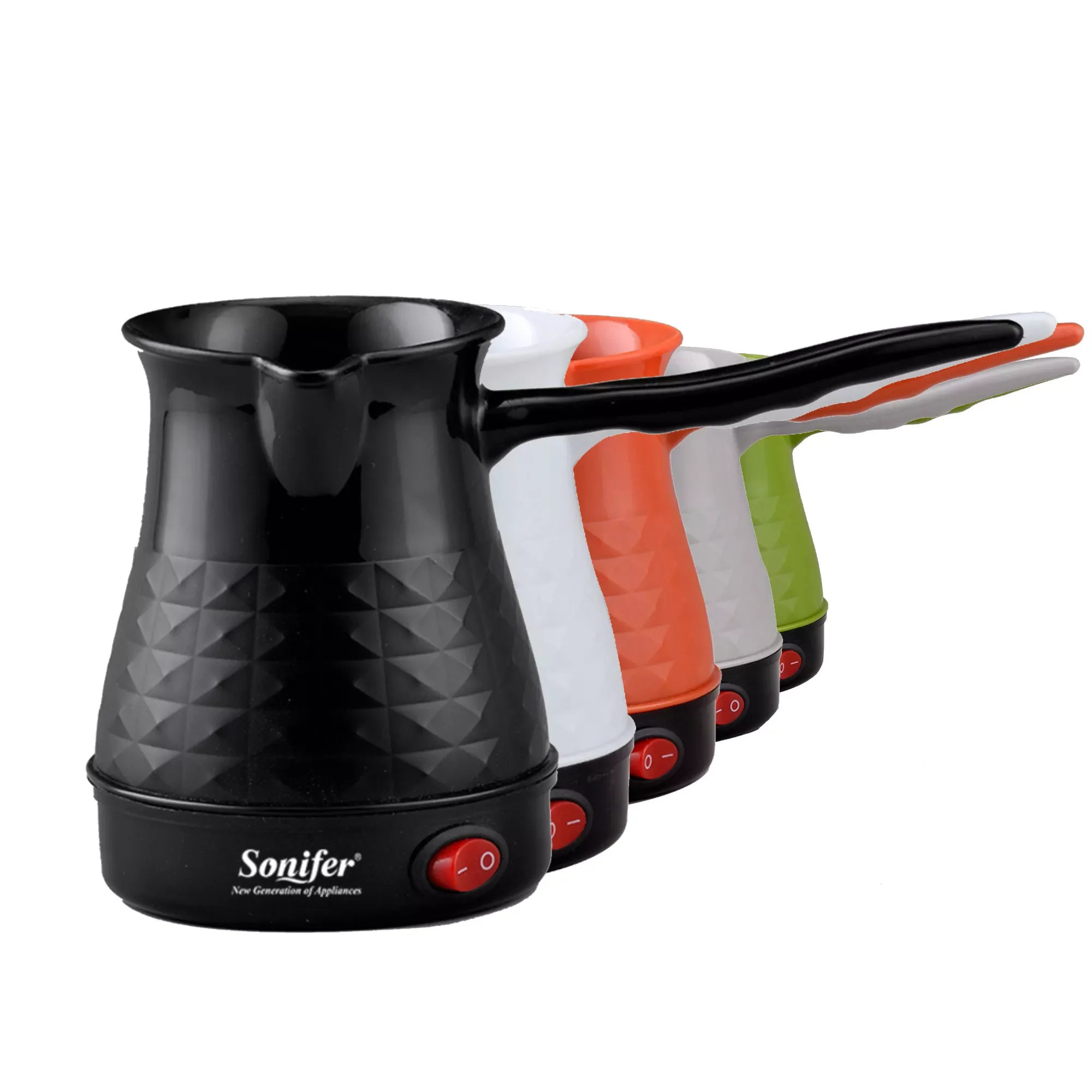 

Coffee Machine 1000W Cezve for Electric Coffee Maker Portable Travel Pot Italian Mocha Hot Milk Jug For Gift Sonifer