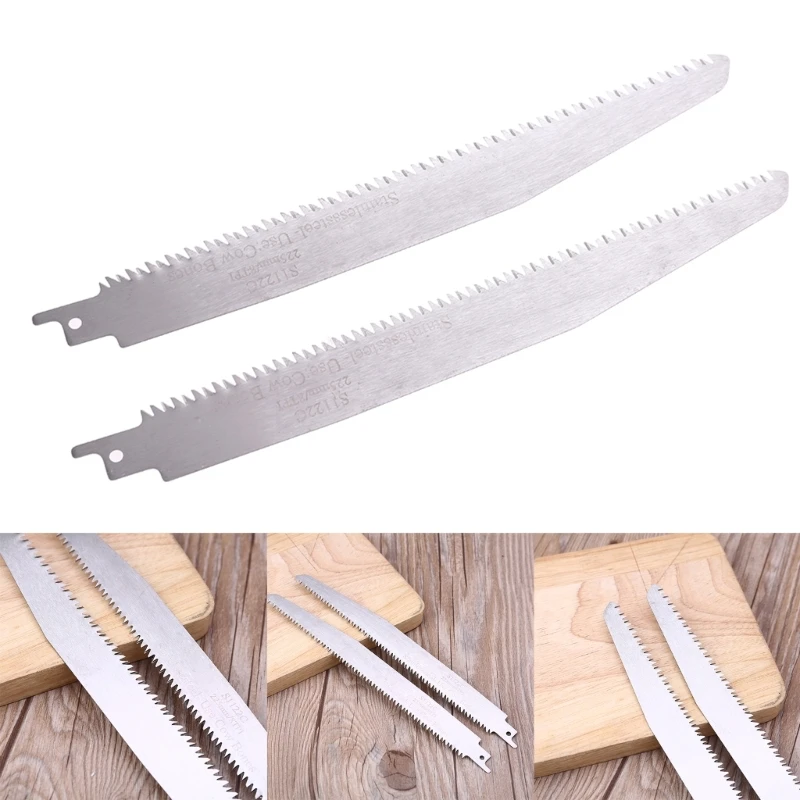

2 шт. Сабельные полотна из нержавеющей стали S1122C для резки костей, мяса, дерева M4YD