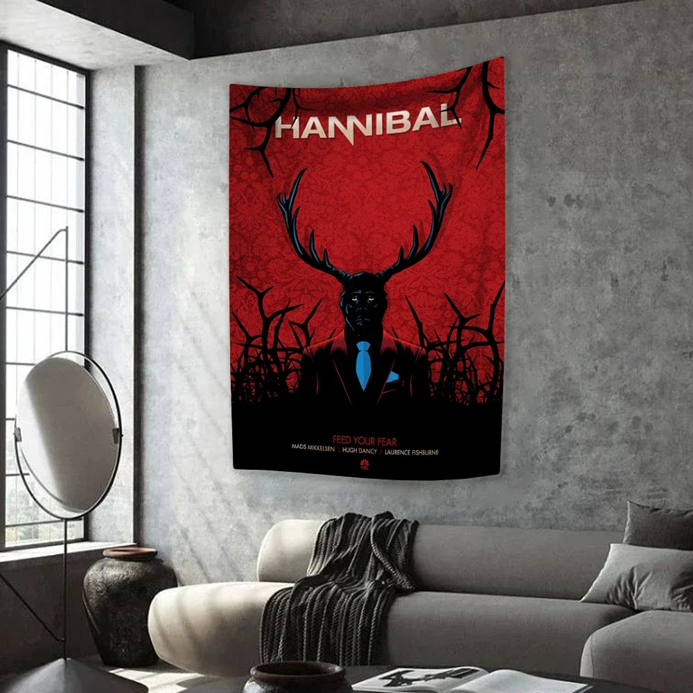 Классический гобелен из ужасов для телевизора украшение дома в стиле хиппи бохо