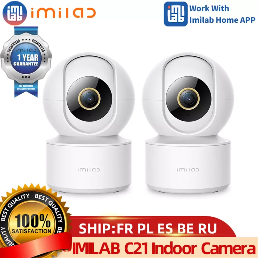 

IMILAB C21 4MP IP Wifi Indoor Home Security Camera Video Surveillance CCTV Cam 360° Motion Tracking Infrared Night Vision Webcam
