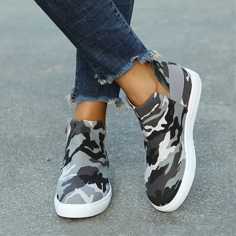 

Women Inside Height Increasing Shoes Ladies Slip On Sneaker Spring Autumn Female Fashion Walk Casual Shoe Zapatos De Mujer