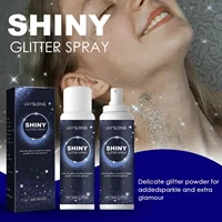 60ml hair body glitter spray sparkly shimmery glow sprays lasting party highlighter powder spray long holographic glitter z9k3