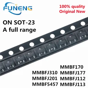 20pcs MMBFJ310LT1G SOT-23 MMBFJ310LT1 SOT MMBFJ310 6T SOT-23 MMBFJ201 MMBF5457 MMBF170 MMBF170LT1G MMBFJ177 MMBFJ112 MMBFJ113