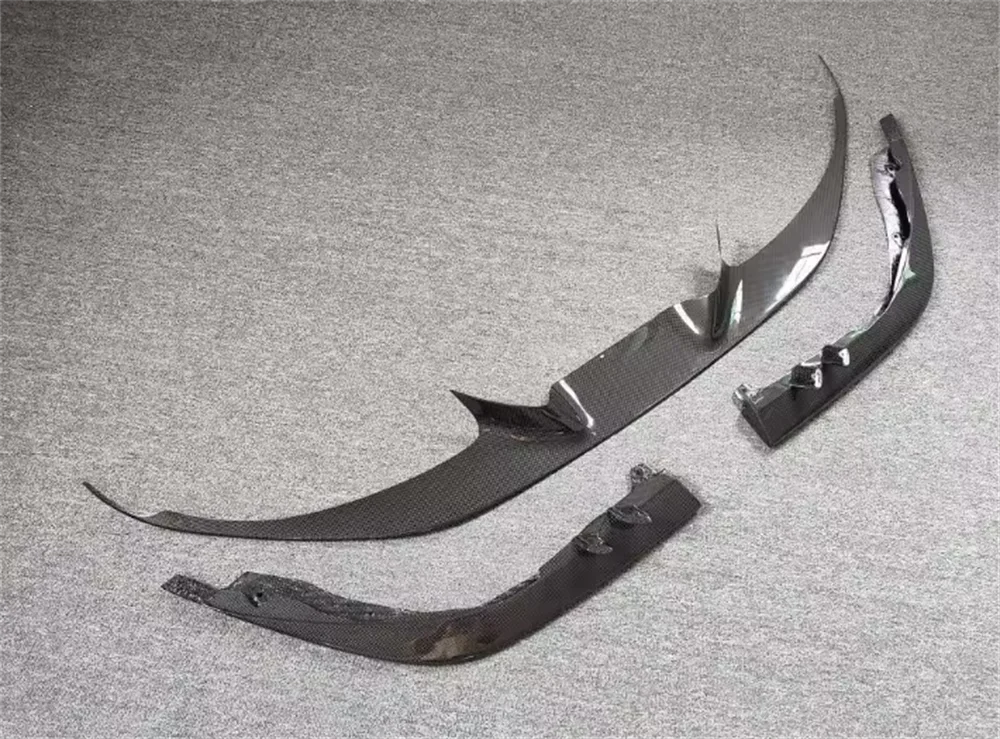 Для Ferrari F8 2019-2023 сухой передний бампер из углеродного волокна спойлер для губ