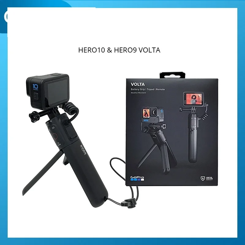 

For HERO11 HERO10 HERO9 Volta Battery Grip 4900 mAh Battery Tripod Wirelessly control Compatible with GoPro Mods Accessories