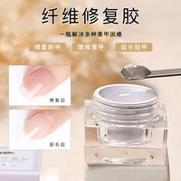 5g clear fiber extension repair gel uv led nail art polish manicure reforcing glue acessories for thin brittle residual nails