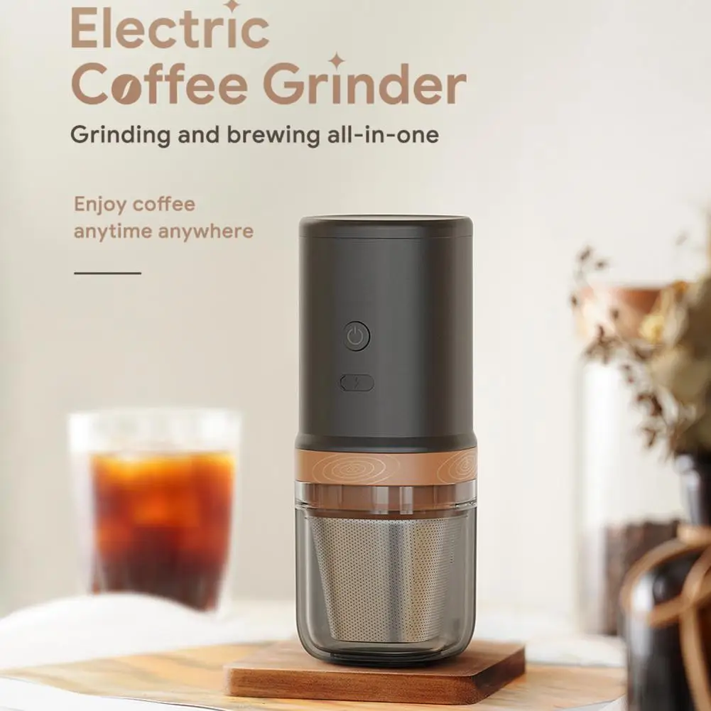 

Coffee Grinder Multifunctional USB Rechargeable Professional Adjustable Fine Grinding Portable Electric Mill Coffee Beans Grinde