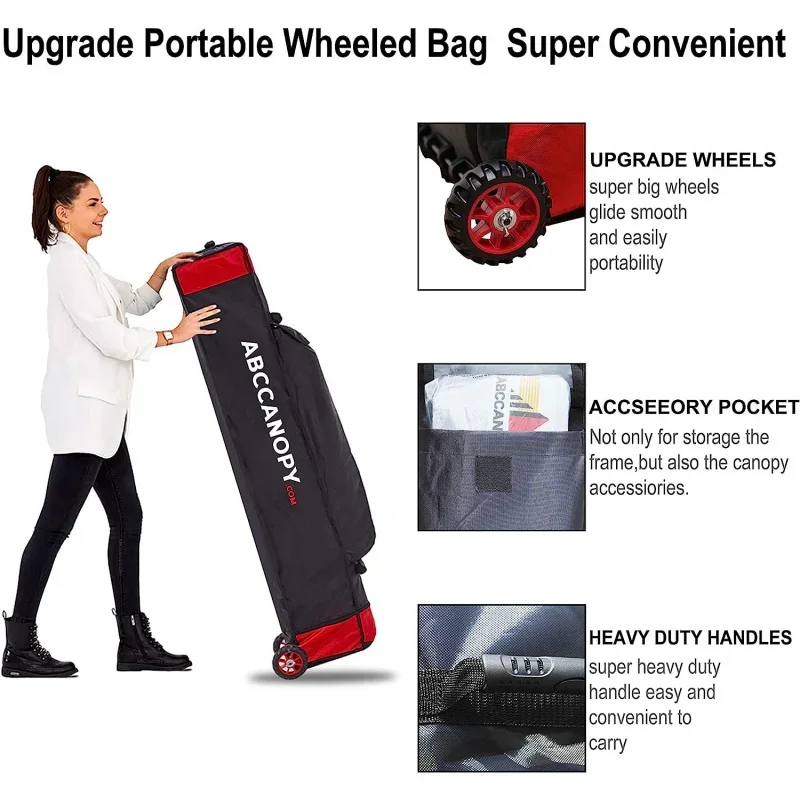 Сверхпрочная Easyup навесная палатка с боковыми стенками 10x20 Kelly Green