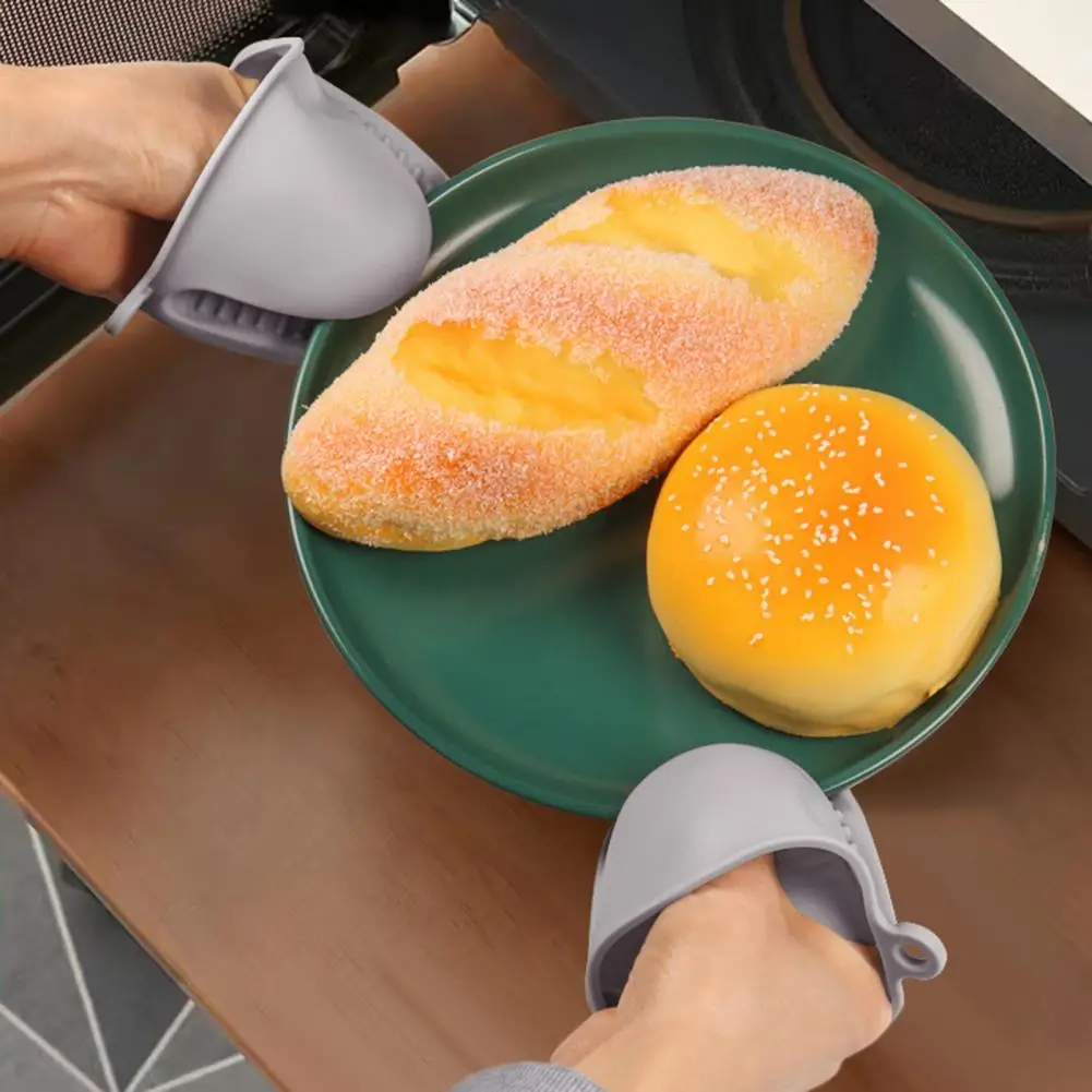 

1 пара, Водонепроницаемые гибкие антипригарные Прихватки для духовки