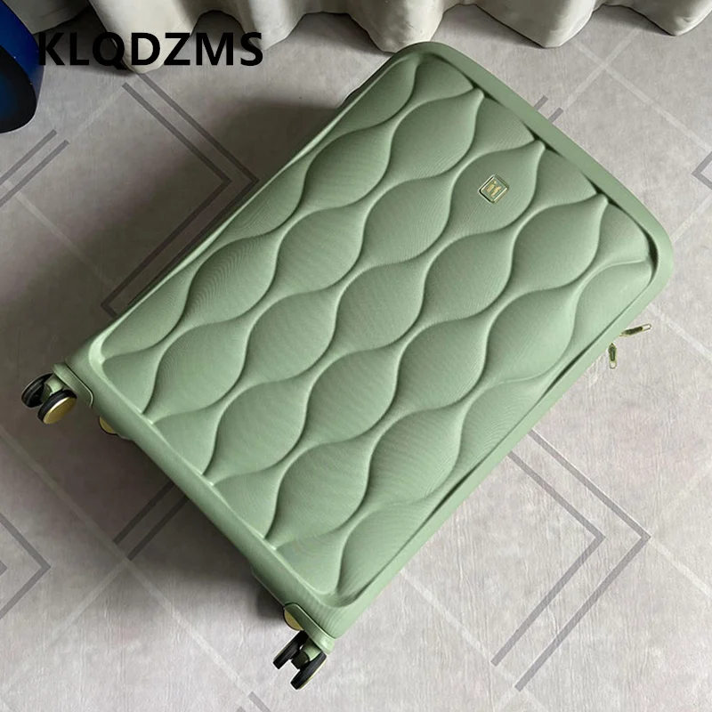Фото KLQDZMS Новый 20-дюймовый 29-дюймовый чемодан на колесиках большой емкости, мужской посадочный ящик для ПК, студенческий ящик для паролей, женская ручная кладь, дорожный багаж №4