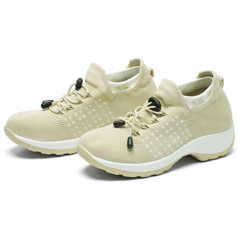 Women Casual Sneakers Fashionable Vulcanize Shoes Platform Spring Running Sport Sneakers Breathable Tennis