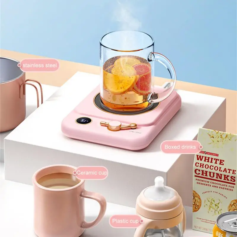 

23 Creative Luxury Design Simple Atmosphere Intelligent Creative Home Insulation Coaster Desk Warm Cup Thermostatic Coaster Gift