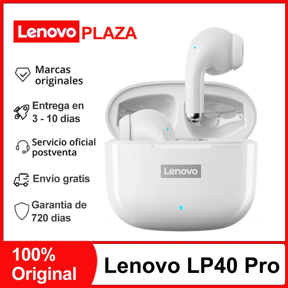 Беспроводные наушники Lenovo LP40 Pro TWS Bluetooth 5 1 с низкой задержкой спортивные