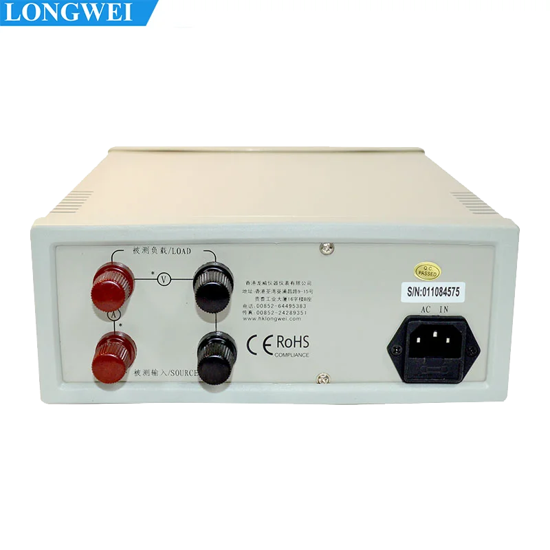 Фото Измеритель мощности Longwei LW-9800 с функцией сигнализации, 600В 20А, цифровой измерительный прибор для измерения тока и напряжения, с большим экраном №5