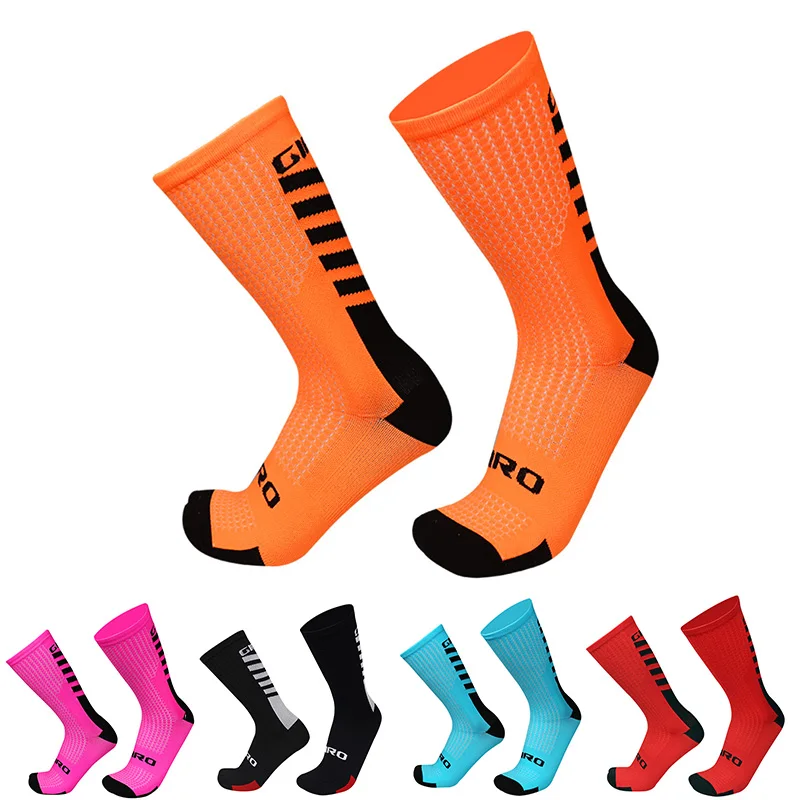 

New Pro Compression Mtb Bike Cycling Socks Compression Racing Sport Socks Outdoor Running Socks Calcetines Ciclismo