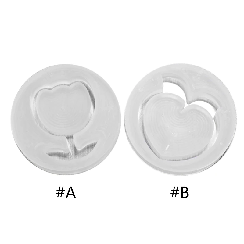 

Flowers Resin Molds Peach Tulip Shape Silicone Epoxy Mold for Making Resin Keychain Jewelry Mold Cake Decoration