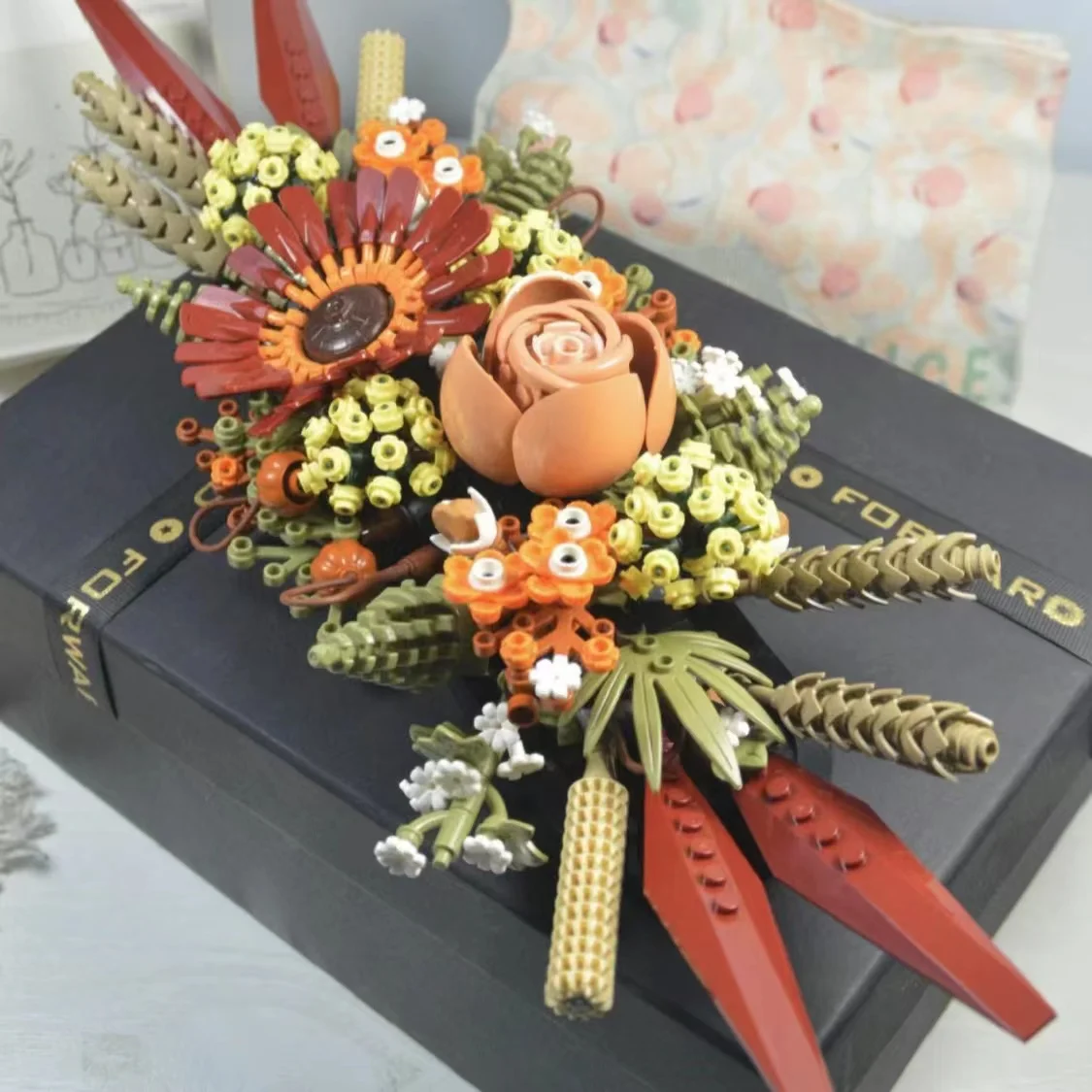 

2023 NEW 10313 Flowers 10314 Dried Flower Centrepiece Block Brick Toy Plant Botanical Home Decor Gift Adult