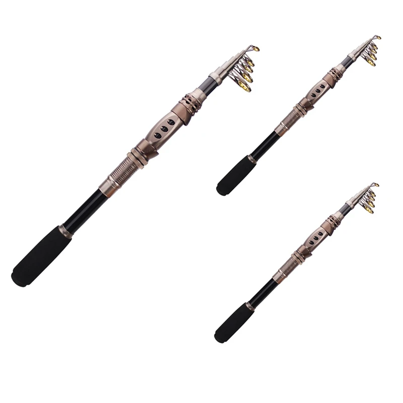 

Telescopic Mini Fishing Rod Carbon Rod Rivers Lakes Fishing Rod Portable Fishing Pole Equipment