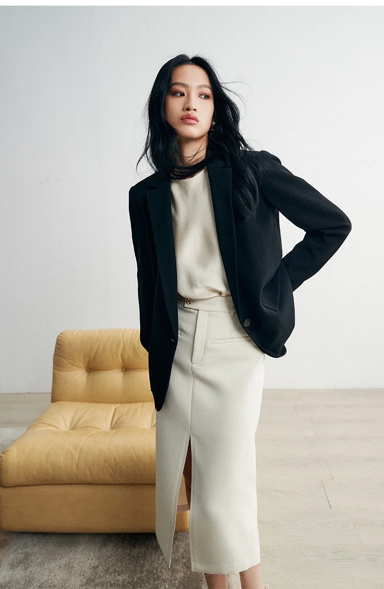 

2023 autumn and early winter fashion new women's clothing One button suit 0802