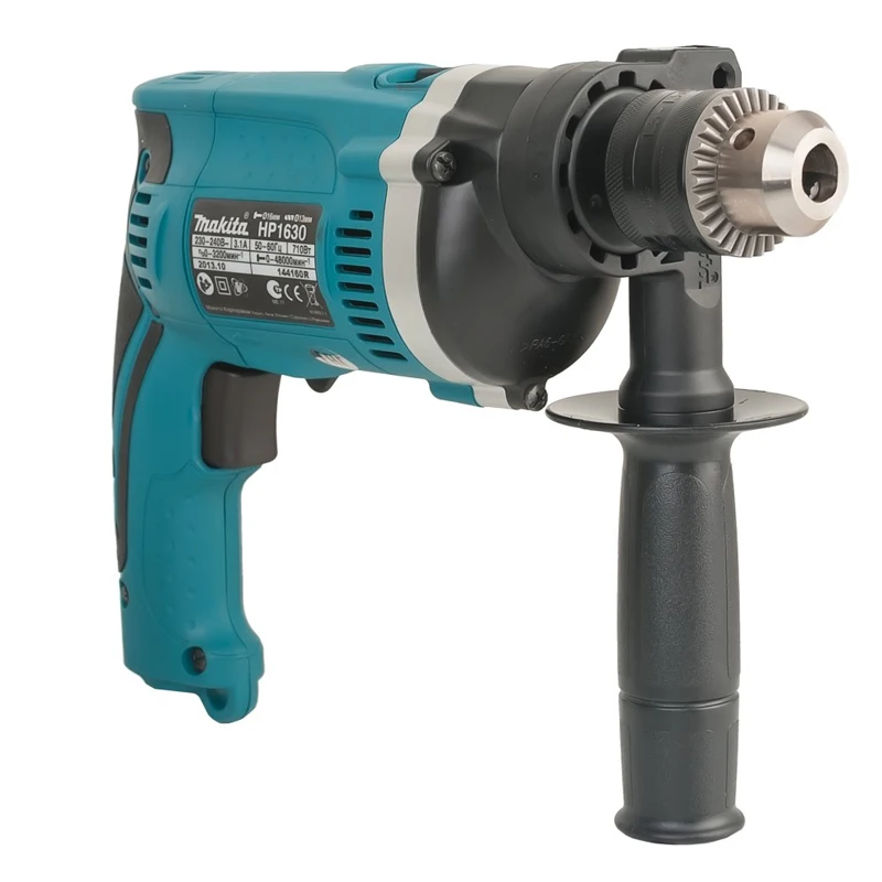 Фото Дрель ударная Makita HP1630 (Мощность 710 Вт скорость вращения 3200 об/мин количество Дрель ударная Makita HP1630 (Мощность 710 Вт скорость вращения 3200 об/мин количество