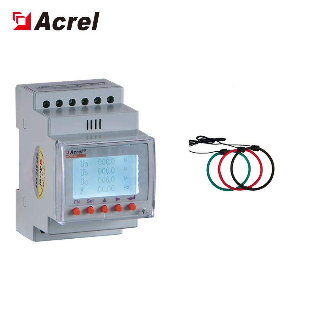 

300286.SZ Solar AC Din Rail Three Phase Energy Meter ACR10R-D140RE4 Rogowski Coil 3 Phase 3 Wire Solar Power Meter