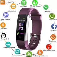 xiaomi smart bracelet men women smartwatch with heart rate blood pressure monitor fitness tracker smart watch sport smartwatch