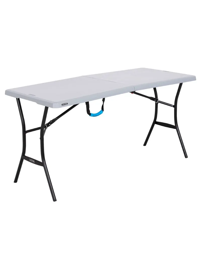 

Lifetime 5-Foot Fold-in-Half Table, Gray (80861)