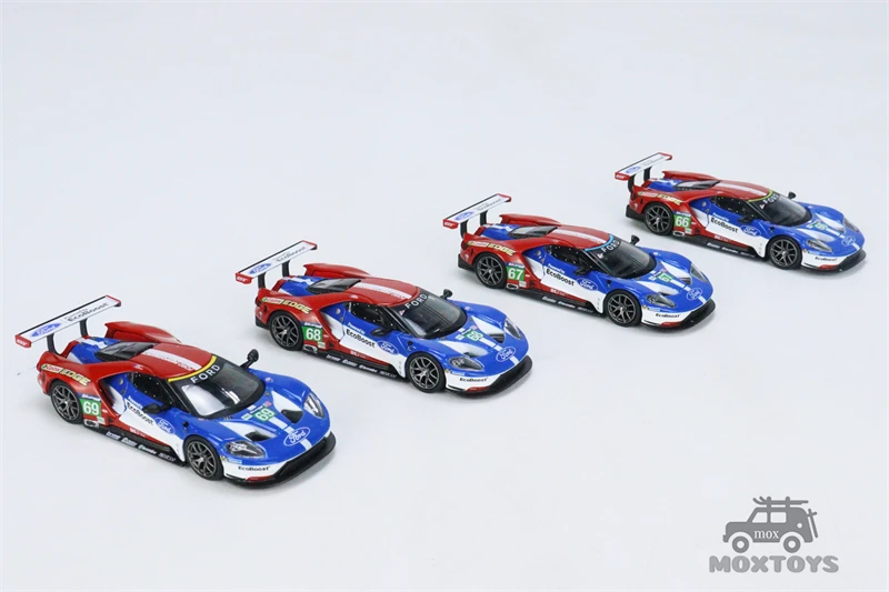 Продажа Мини GT 1:64 Ford GT LMGTE PRO 2016 24h LeMans модель автомобиля под давлением