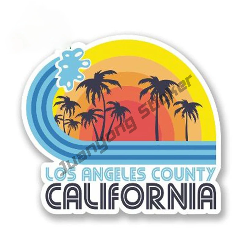 

Los Angeles California Vinyl Car Sticker for Window Trunk Decal Decoration Waterproof Car Styling Fine Decal Decor PVC13x11cm