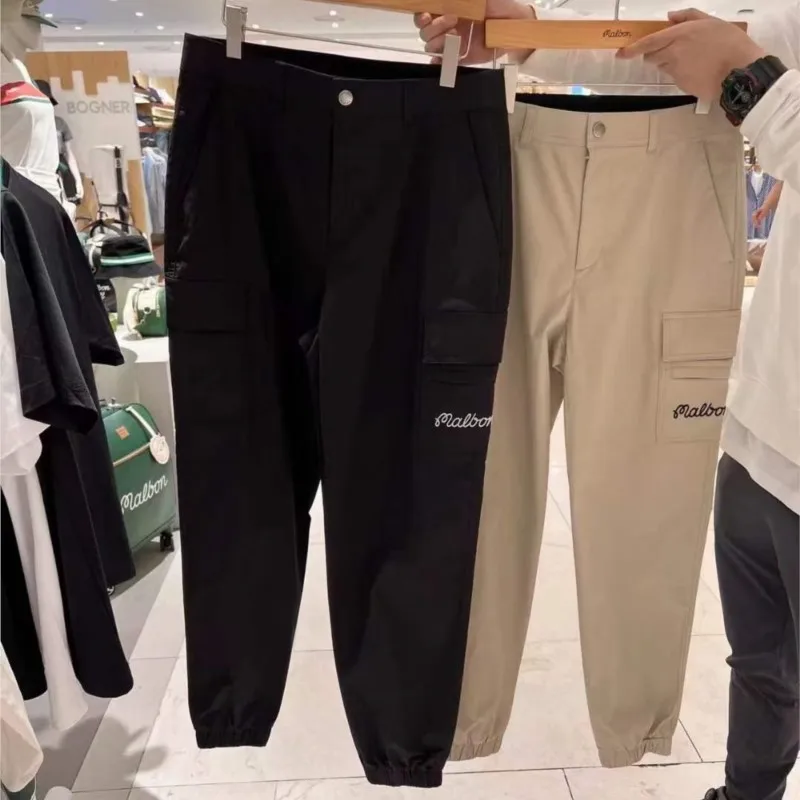 

Mens Cargo Pants Casual Drawstring Athletic Jogger Sports Outdoor Trousers