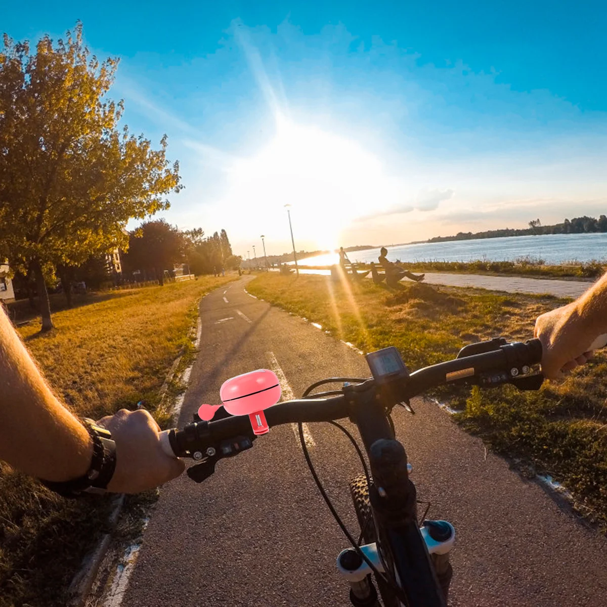 

Bells Sticker Bells for Scooter Tricycle Kids DIY ( Watermelon Red )