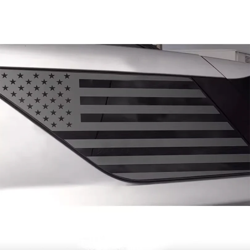 Precut американский флаг наклейка матовая задняя сторона четверть окна наклейки