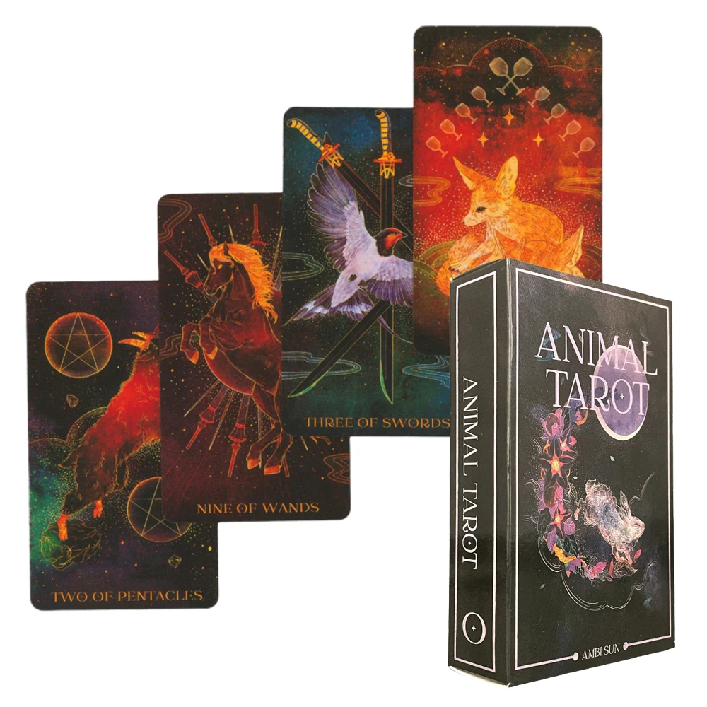 Настольные игры для взрослых с животными семейных карт Таро начинающих