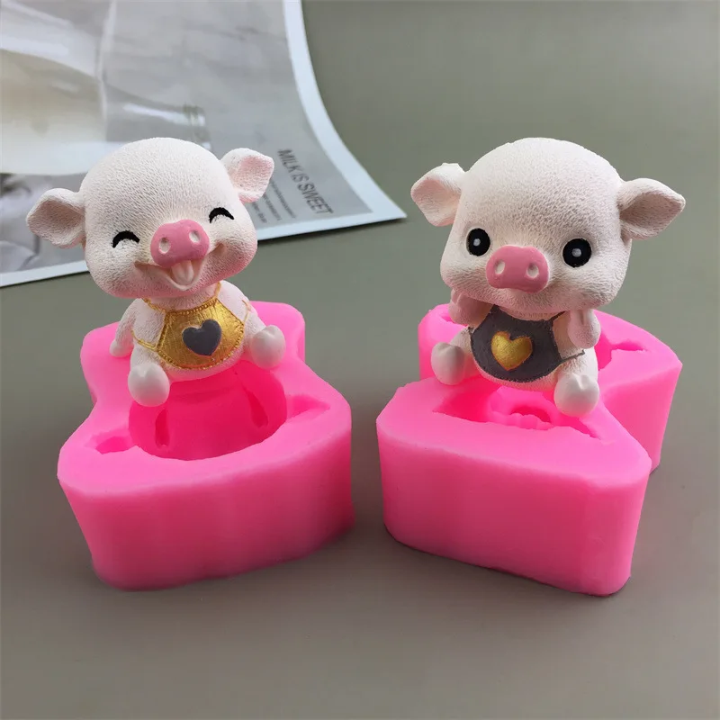 3D милая искусственная силиконовая форма для мусса пирожных пяток утка