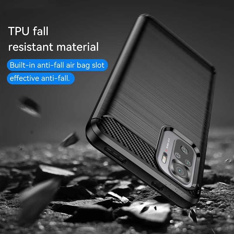 For Redmi Note 11 SE Case For Redmi Note 11 SE Cover Shell Funda Carbon Fiber Soft Silicone Bumper For Redmi Note11 SE