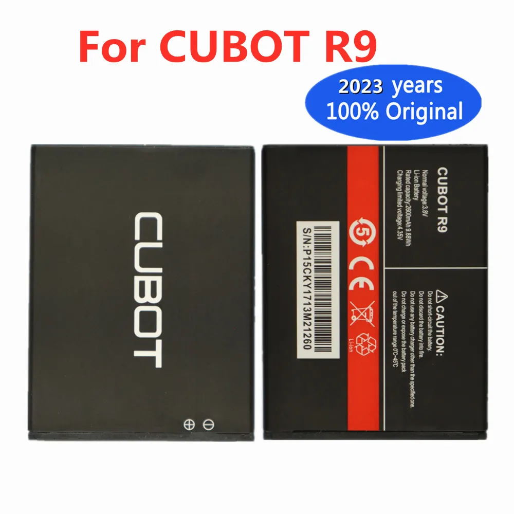 

2023 Years High Quality Replacement backup battery For CUBOT R9 2600mAh Original Battery In Stock