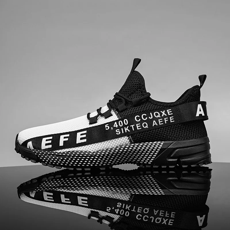 Men Running Shoes Lace Up Men Casual Sneakers Lightweight Men's Sport Shoes Breathable Walking Jogging Shoes Zapatillas Hombre