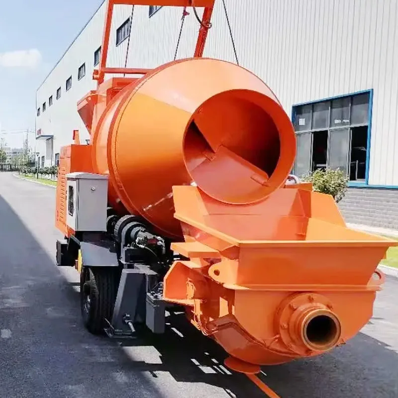 Портативный буксируемый Ручной смеситель для бетона цементного насоса шланг