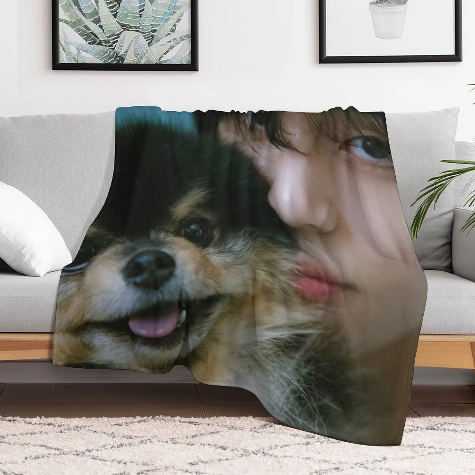 Taehyung с котелкой Yeontan пледы свободные плюшевые одеяла