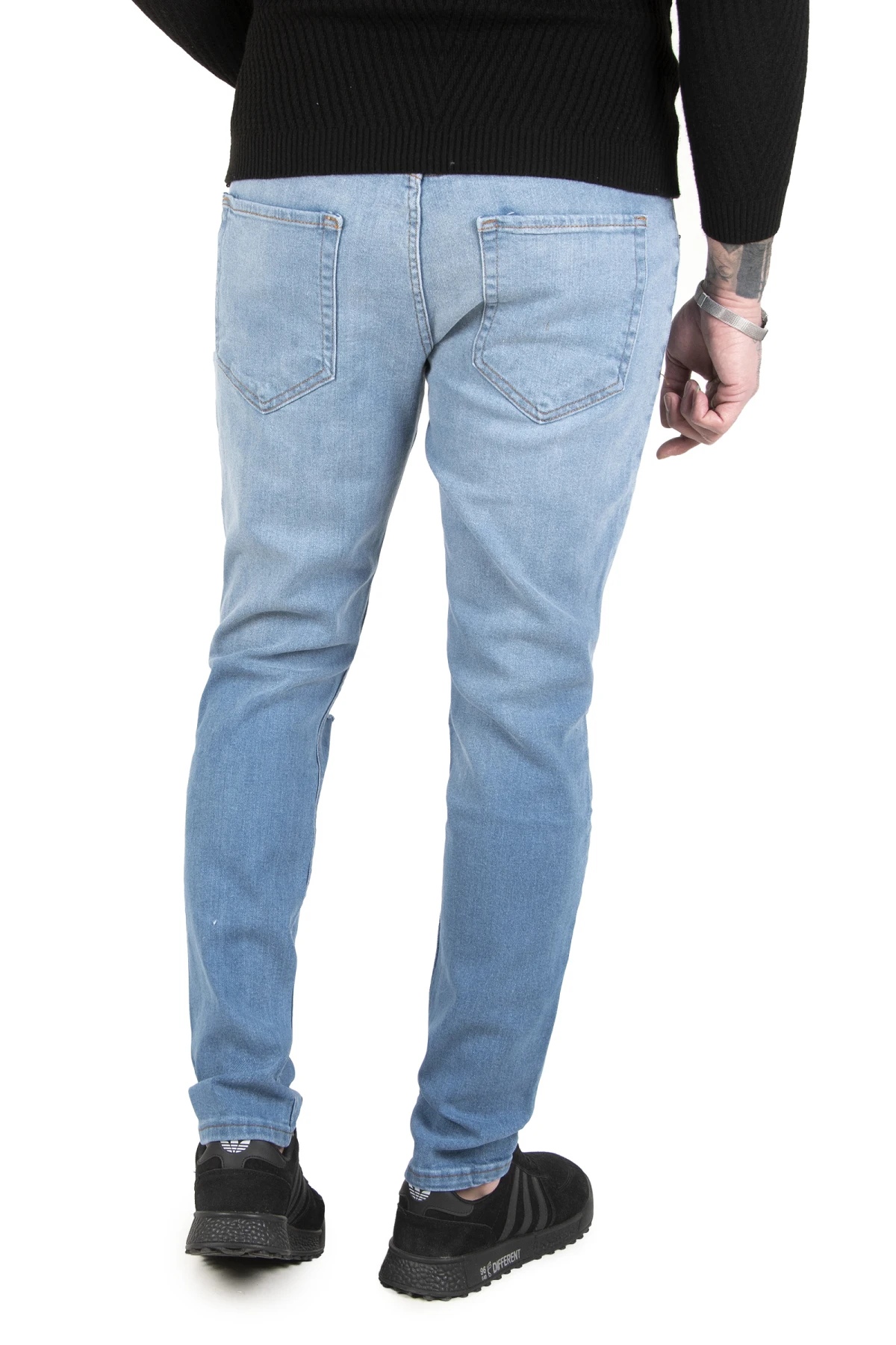 DeepSEA Narrow Cut Lycra Straight Jeans Pants 2004327