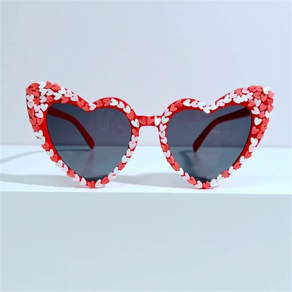 

Cute Heart Shape Women Sunglasses Travel Fashion Sunglasses Luxury Brand Designer Eyewear Women's Vintage Polarized Sun Glasses