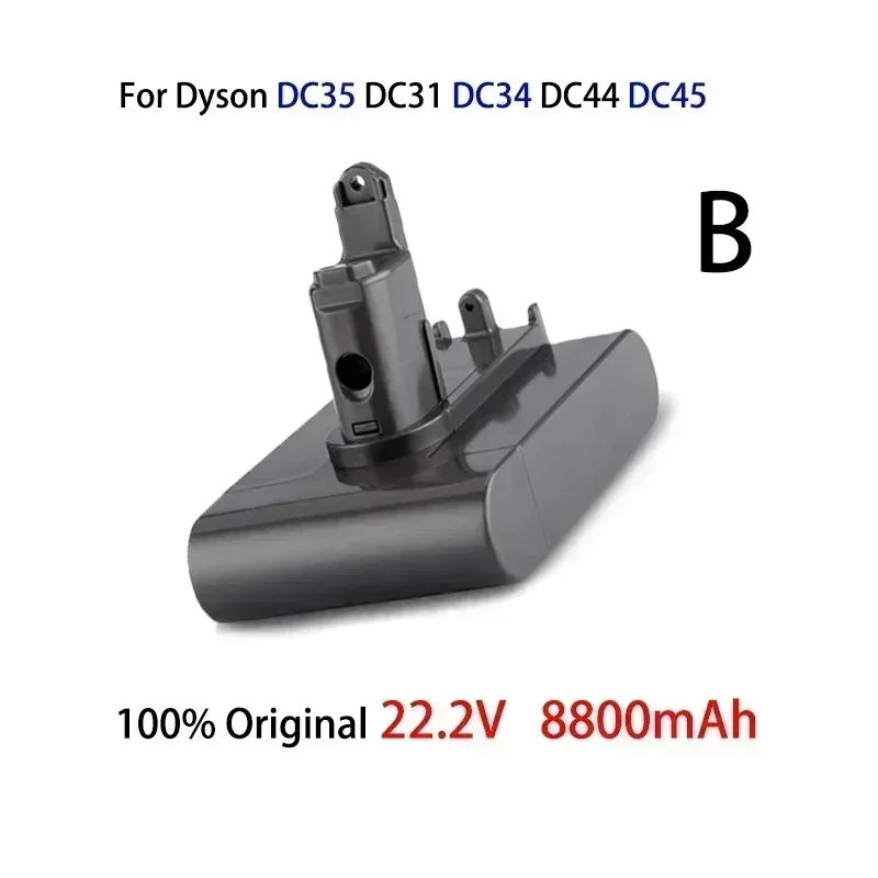 Литий-ионный вакуумный аккумулятор 22 2 В 8800 мАч (только подходит для Dyson DC35 DC45 DC31 DC34