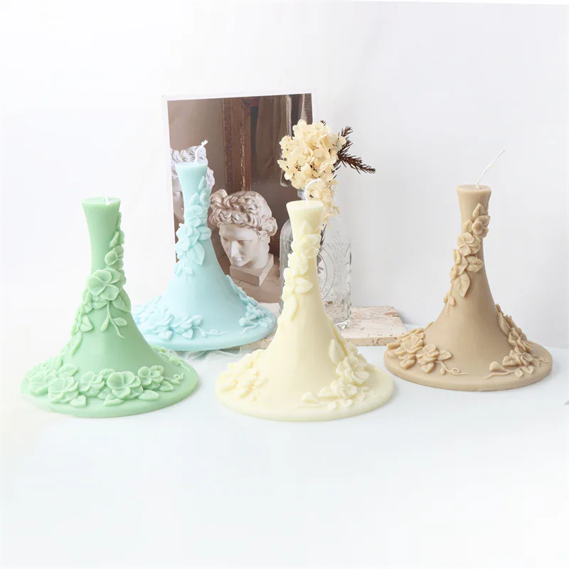 Силиконовая форма в виде цветов винограда свечи для украшения шоколада ручной